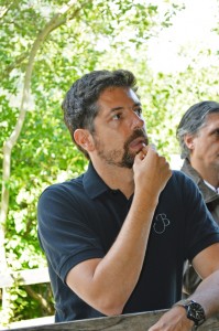 Anche Achille Berti, che pure conosceva già bene i prodotti, ha seguito la presentazione con interesse..