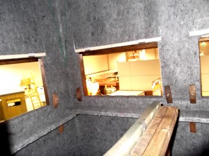 l'interno dell' "Ainsitz"