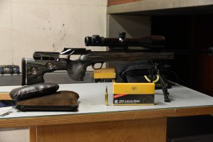 nel tunnel a 500 metri si tirava con Blaser e RWS .338 Lapua