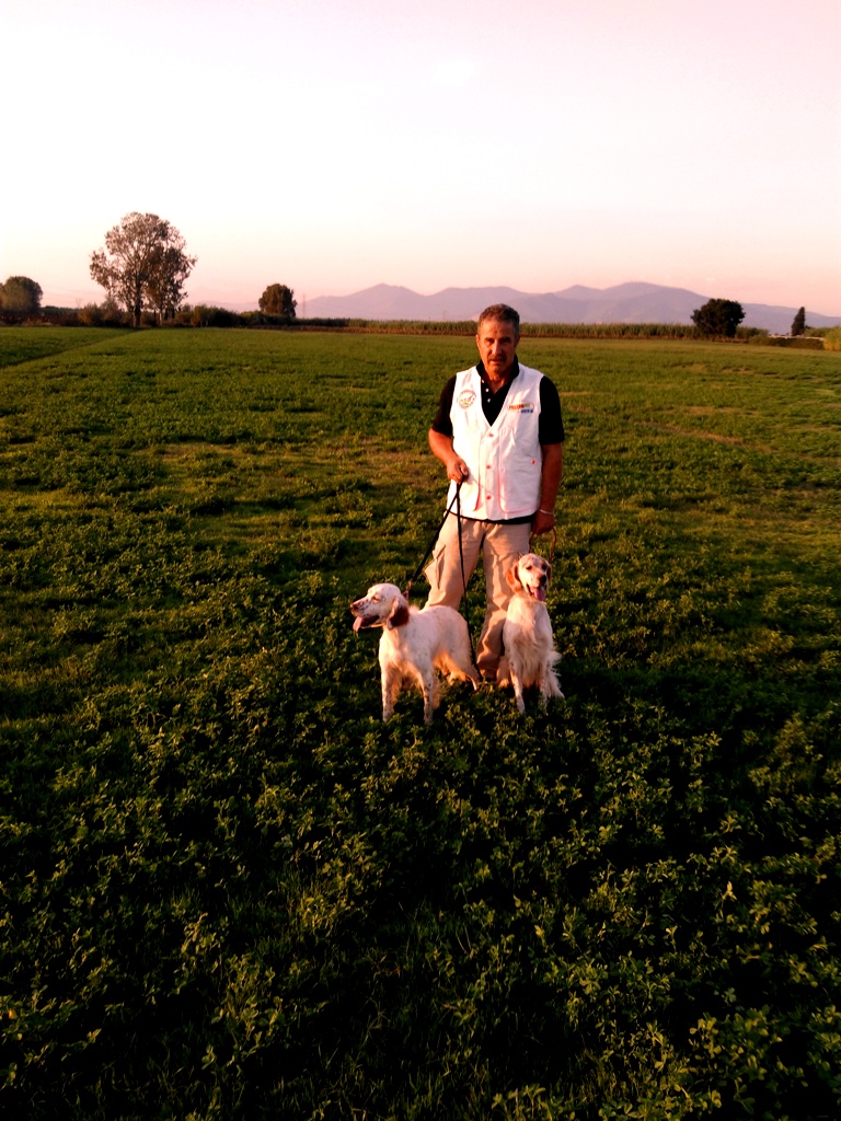 Marco Mori con Morinensis Figo e Morinensis Elly, vincitori dei trofei Ammannati e Francini
