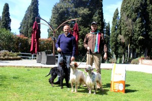Carlo Giusti , Sandro Albamonte, Alfeo e due nuove promesse setter